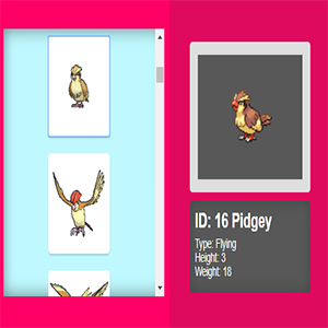 react pokedex app image