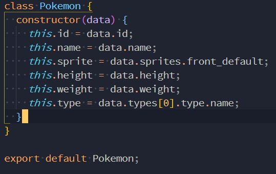 Image of the Pokemon class